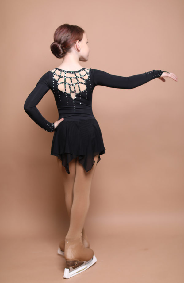 DRESS Eastern Fairy Tale  (black)  Figure Skating Clothing and  Accessories Store